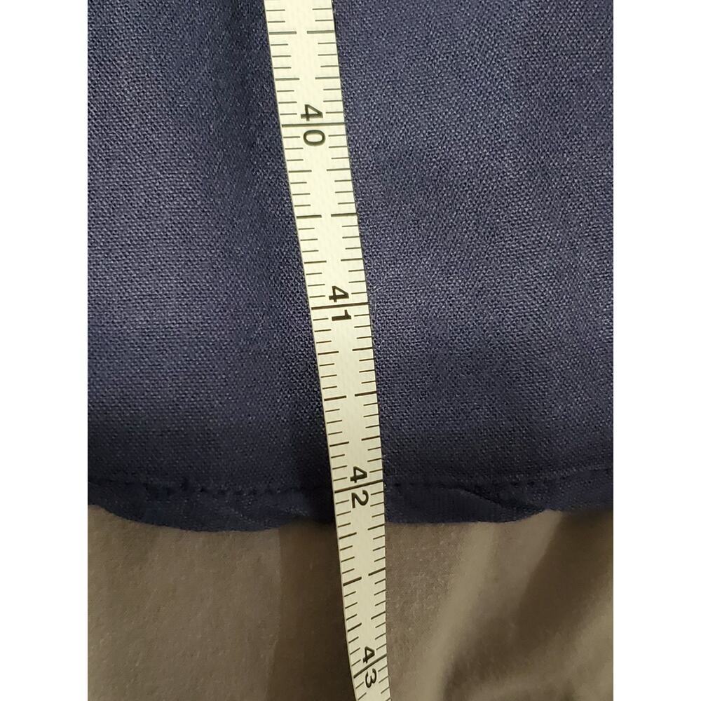 Bella Ella Women’s Navy Embroidered Midi Dress Size L Rayon Blend Boho Peasant - Picture 6 of 14